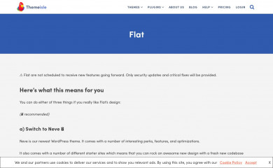 https://themeisle.com/themes/flat/ screenshot