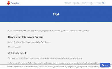 https://themeisle.com/themes/flat/ screenshot