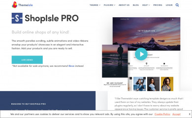 ShopIsle PRO Child screenshot