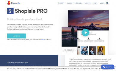 http://themeisle.com/themes/shop-isle-pro/ screenshot