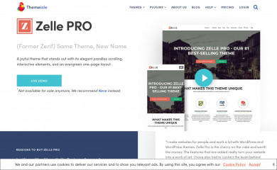 Zerif PRO | Shared by Themes24x7.com screenshot