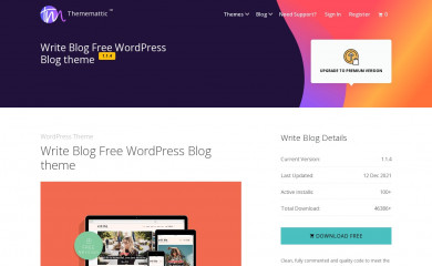 Write Blog screenshot