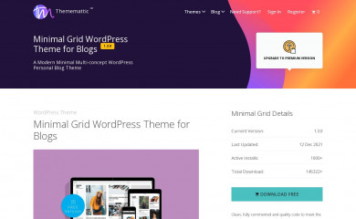 https://thememattic.com/theme/minimal-grid screenshot