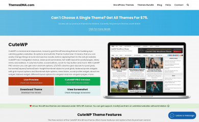 https://themesdna.com/cutewp-wordpress-theme/ screenshot