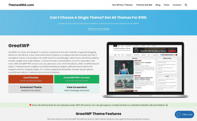 GreatWP screenshot