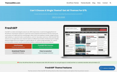 https://themesdna.com/freshwp-wordpress-theme/ screenshot