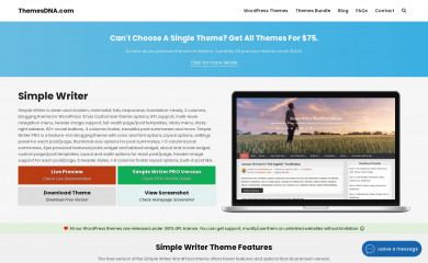 Simple Writer screenshot