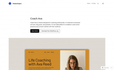 https://themeshaper.com/coachava/ screenshot
