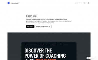 https://themeshaper.com/coachben/ screenshot