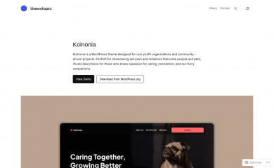 https://themeshaper.com/koinonia/ screenshot