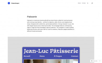 Patisserie screenshot