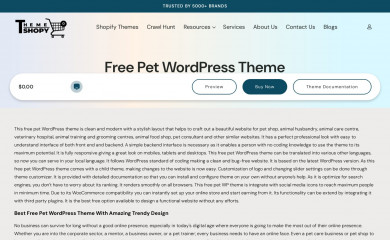 https://www.themeshopy.com/themes/free-pet-wordpress-theme/ screenshot