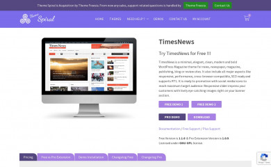 https://themespiral.com/themes/timesnews screenshot