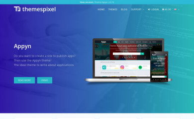 https://themespixel.net/en/theme/appyn/ screenshot