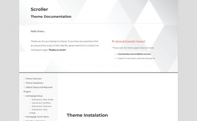 Scroller screenshot