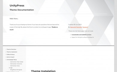 UnityPress screenshot