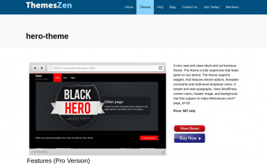 https://themeszen.com/hero-theme/ screenshot