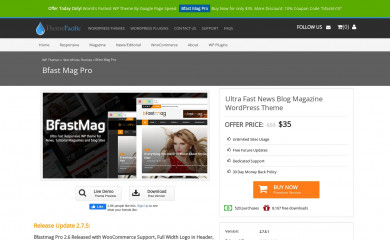 https://themepacific.com/bfastmag/ screenshot