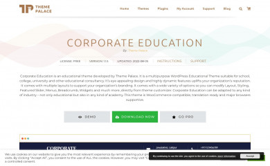 https://themepalace.com/downloads/corporate-education screenshot