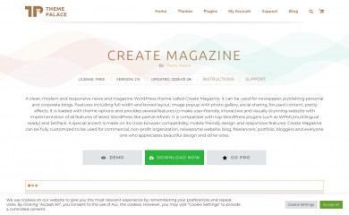 http://themepalace.com/downloads/create-magazine/ screenshot