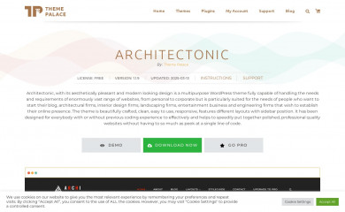 Architectonic screenshot