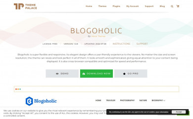 Blogoholic screenshot