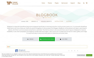Blogbook screenshot
