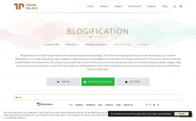 Blogification screenshot