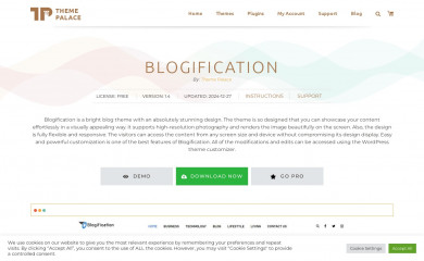Blogification screenshot