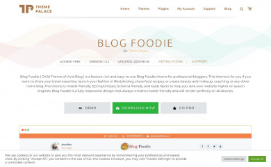 Blog Foodie screenshot