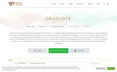 https://themepalace.com/downloads/graduate/ screenshot