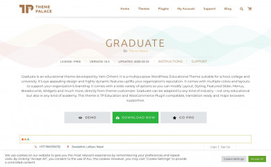 https://themepalace.com/downloads/graduate/ screenshot
