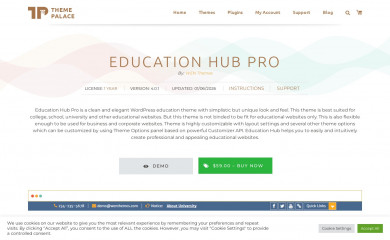 https://themepalace.com/downloads/education-hub-pro/ screenshot