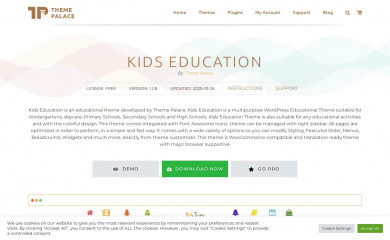 https://themepalace.com/downloads/kids-education/ screenshot