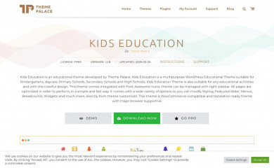 https://themepalace.com/downloads/kids-education/ screenshot