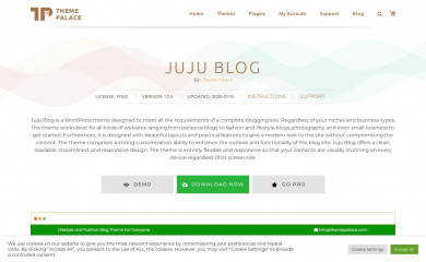 Juju Blog screenshot
