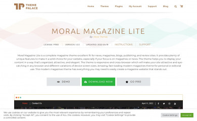Moral Magazine Lite screenshot