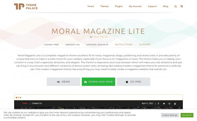 Moral Magazine Lite screenshot