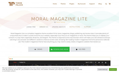 Moral Magazine Lite screenshot