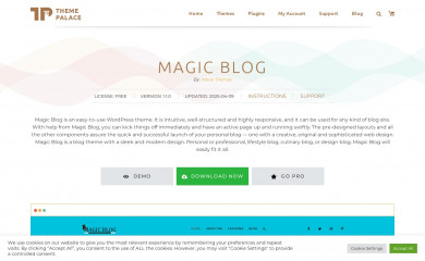 Magic Blog screenshot