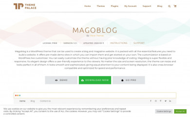 Magoblog screenshot