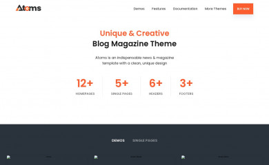 https://themeproducers.com/landing_page/atoms/ screenshot