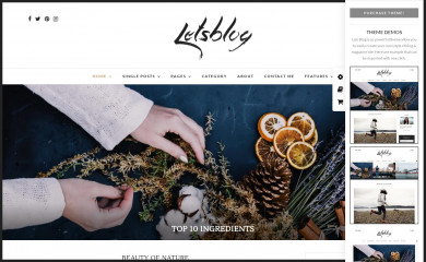 Lets Blog screenshot