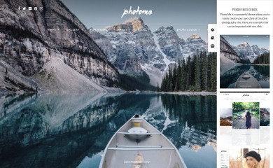 http://themes.themegoods.com/photome/demo screenshot