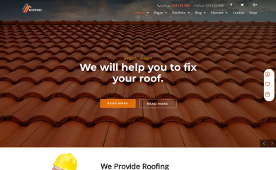 http://themes.webdevia.com/roofing/ screenshot