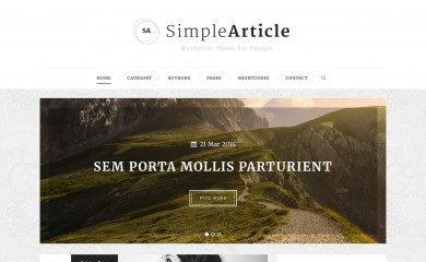 Simple Article screenshot