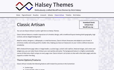 Classic Artisan screenshot