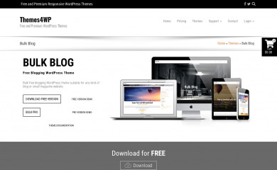 https://themes4wp.com/theme/bulk-blog/ screenshot