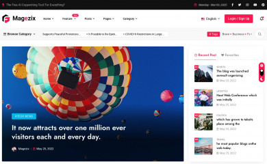 https://themexriver.com/wp/magezix screenshot