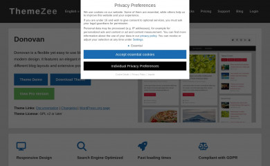 https://themezee.com/themes/donovan/ screenshot